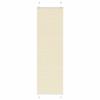 VidaXL Store Plissé Crème 55x200 Cm Largeur Du Tissu 54,4 Cm Polyester, Store Plissé De Fenêtre, Store Accordéon, Store 4015304