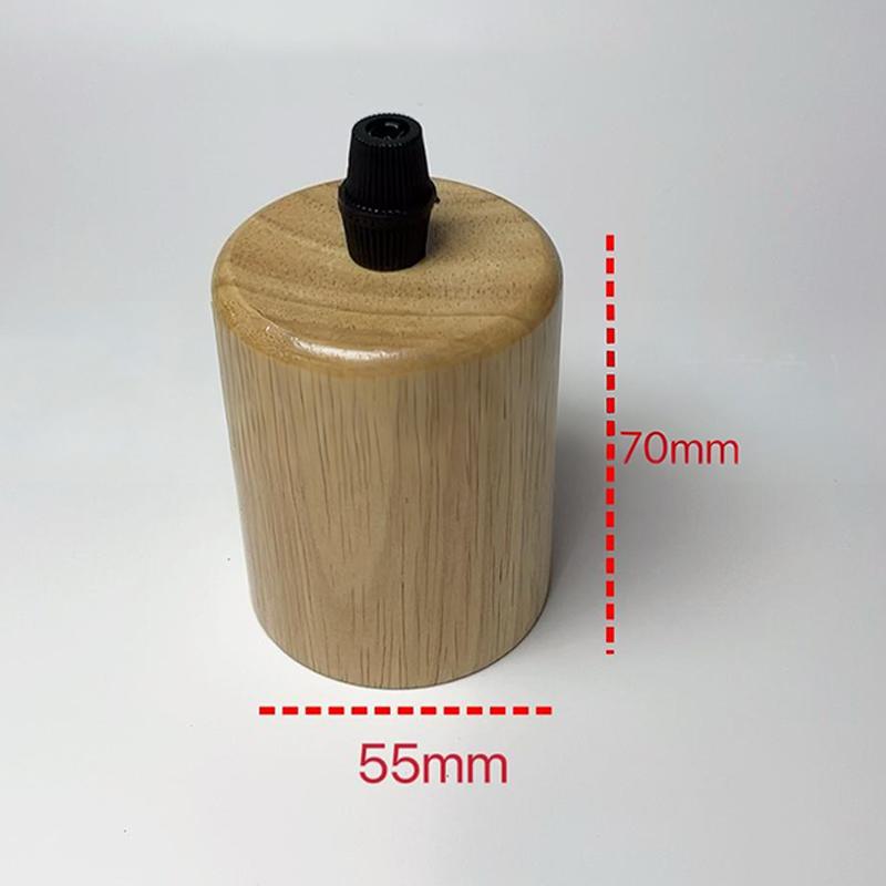 

Simple Wooden E27 Socket Lamp Holder Ceiling Light Base Adapter Easy Install for Home Office Reading Area Fixtures