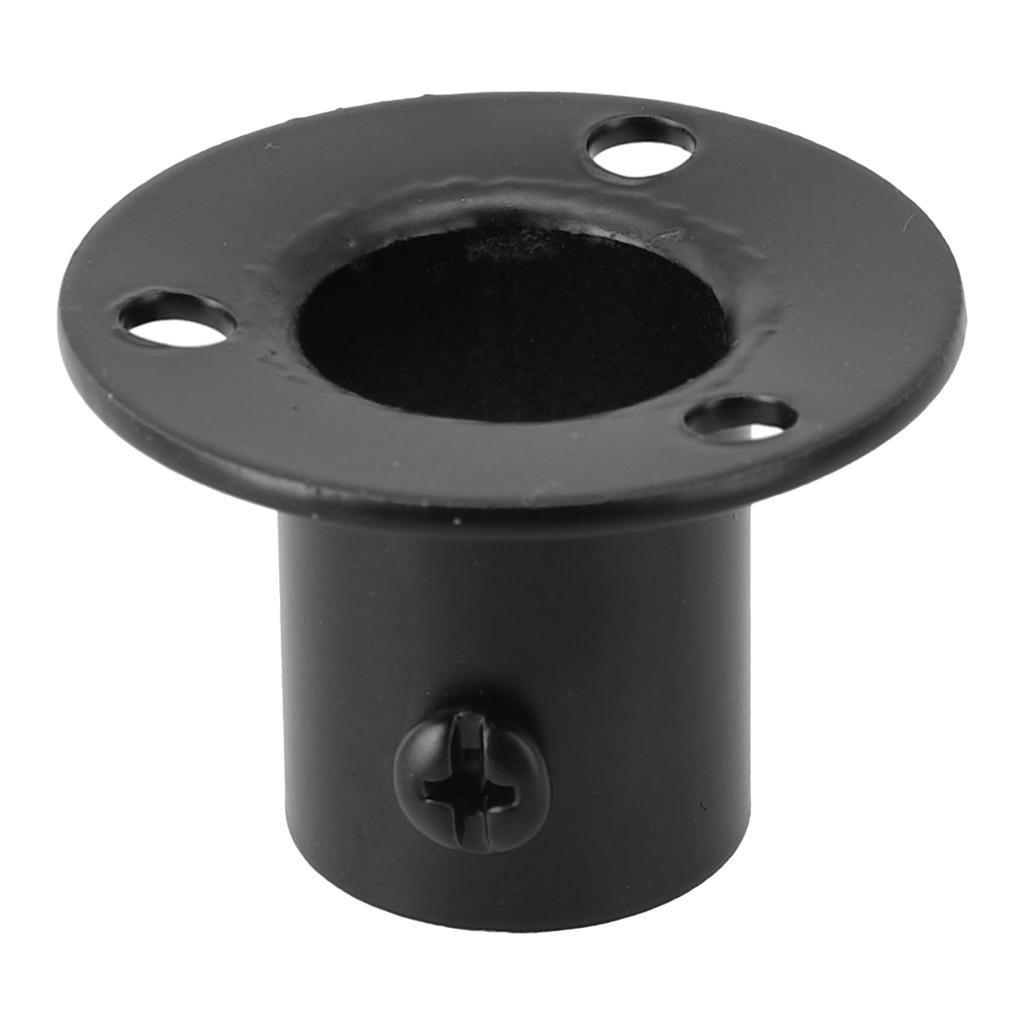 2 Stück/Set Edelstahlrohrhalterung Rohrunterstützung Flanschsitz Für Kleiderschrank Hängeschiene Stange Stange Sockel Endhalter 19mm-32mm