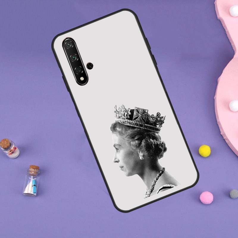 

England Queen Elizabeth II For Huawei Nova 11i 12i 8i 7i 3i 9 10 SE Y60 Y61 Y70 Y72 Y73 Y90 Y91 P20 P30 P40 Lite Case Huawei Nova 11i