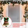 Christmas Crochet Kit For Beginners Christmas Bell Pendant Knitting Kit Handmade Crafting Supplies For Family Bonding