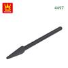 208Pcs/Lot 4497 Soldier Spear Construction Block Moc DO IT YOURSELF Army Weapon Accessories Works With featuring Blocks Kids Playthings Gift Idea Box