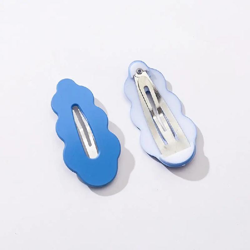1PC Trendy Haar Ornament Wolken Haar Clips Süße Kopfbedeckung Candy Farbe Haar Clips Ins Stil Nette Haarspange Mädchen Haar Zubehör
