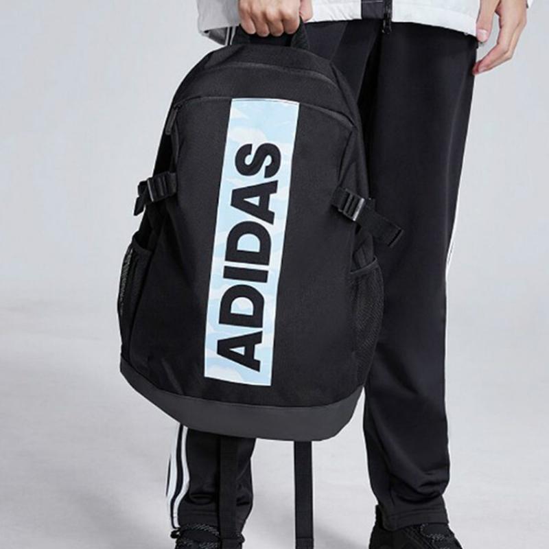 Adidas Polyester Fabric Backpack Regular Unisex Black Adidas DW4276