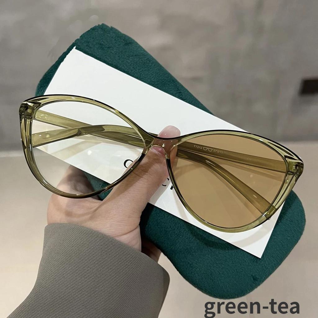 Trendy Cat Eye Photochromic Myopia Glasses Retro Oval Frame Color Changing Minus Diopter Eyewear Ultralight Near Sight Glasses