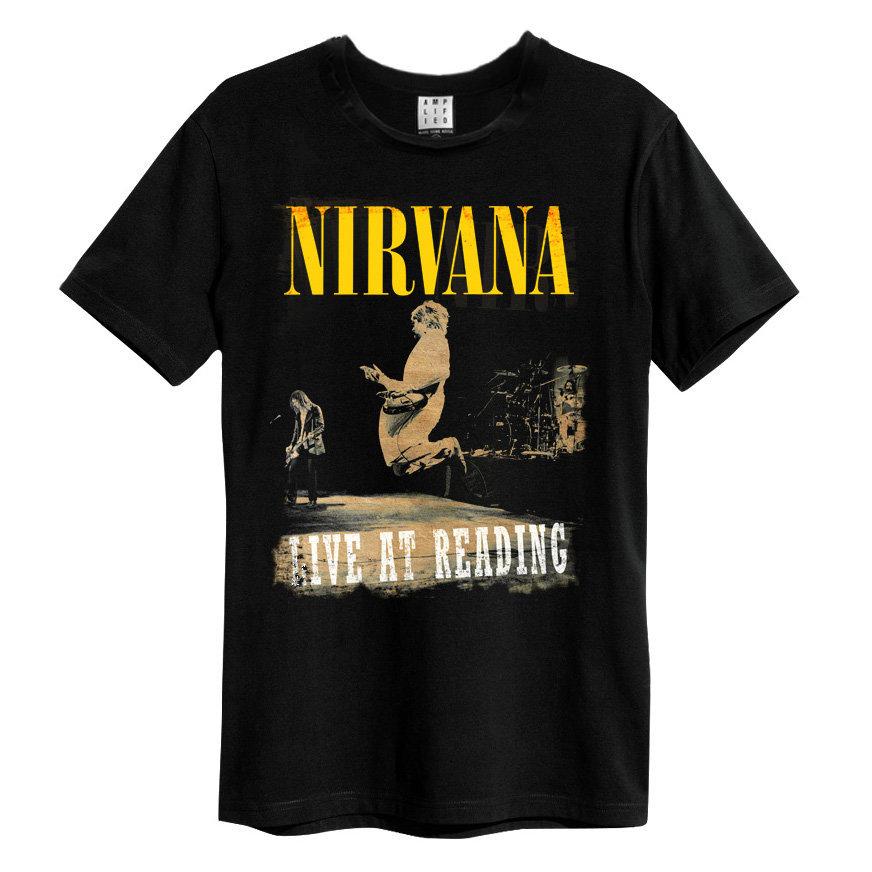 Amplified Unisex Adult Live At Reading Nirvana T-Shirt