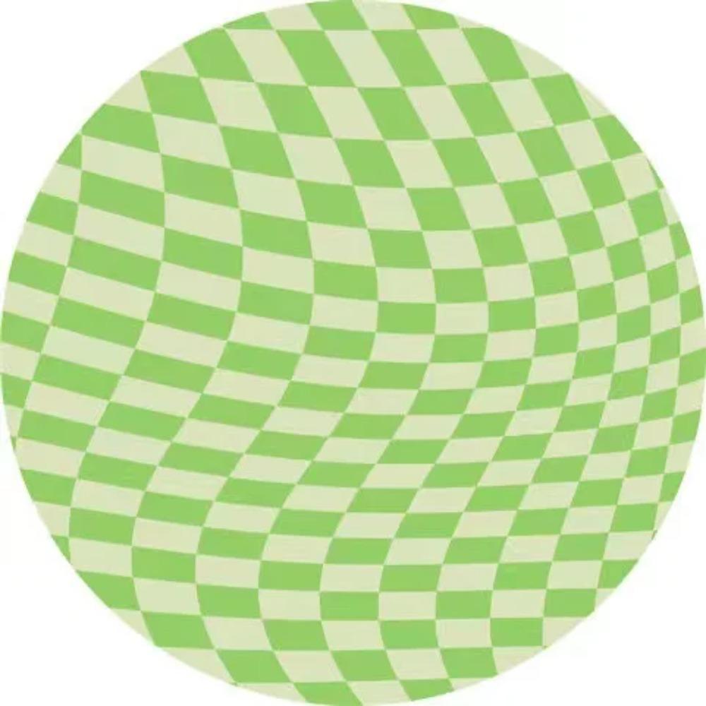 

Круглый ковер в клетку, комод, утолщенный ковер, домашняя гостиная, спальня, прикроватный, ковры большой площади, пушистый, мягкий, нескользящий коврик Diameter80CM