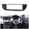 One Din Car Dvd/Cd Radio Stereo Fascia Panel Frame Adapter Dash Kit For Fiat (500) 2007-2015 Cd Trim tall Frame Kit