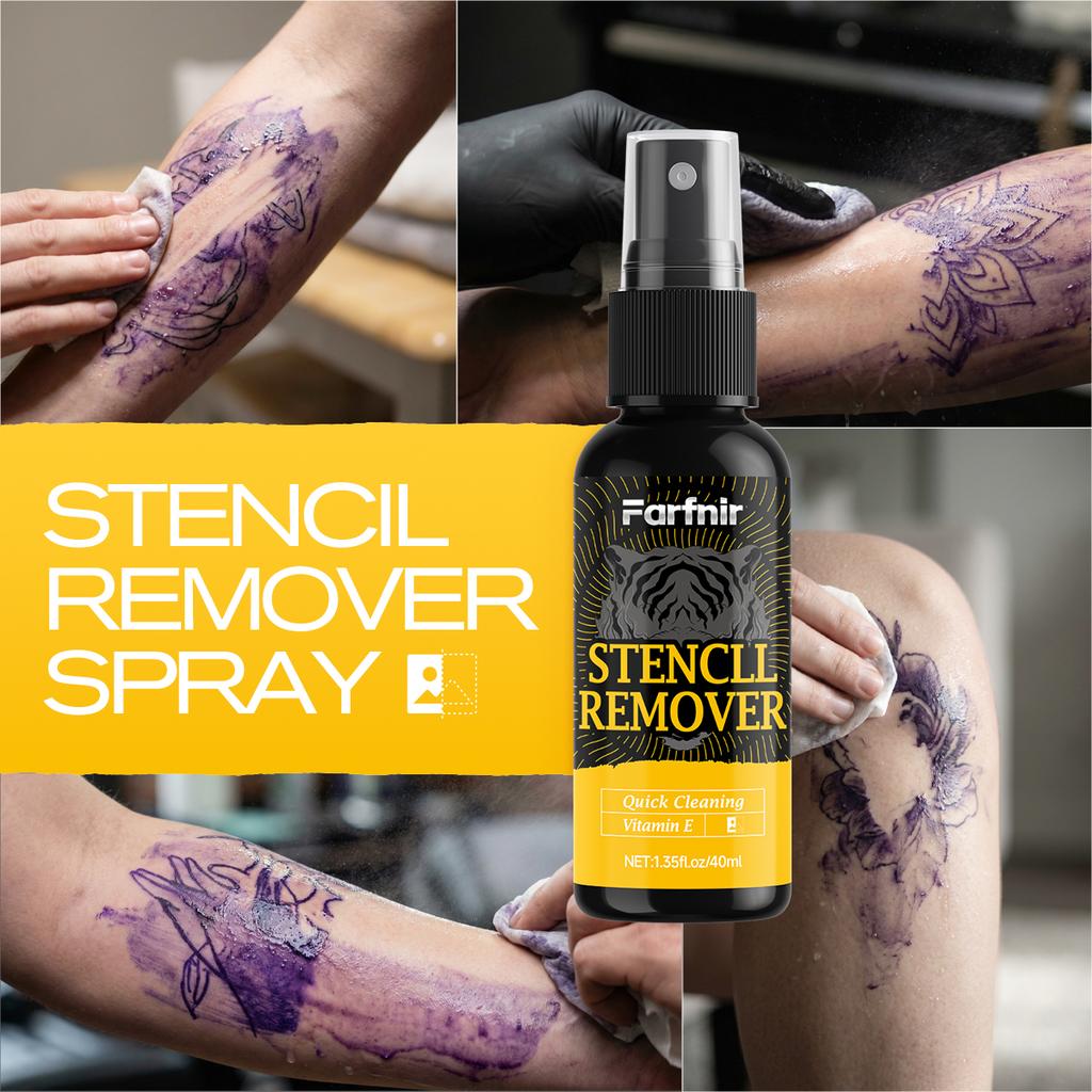 REMOVER Is Suitable for Removing Pattern Stencils on the Skin, Spray Remover, Suitable for All Skin Types