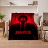 Baba yaga John wick Soft Warm Flannel Blankets Comfortable Blanket for Home Decoration Gifting