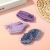 Cimoon Doll Clothes Set for 15cm/17cm Plush Toys Purple Sweater Outfit Costume Accessory