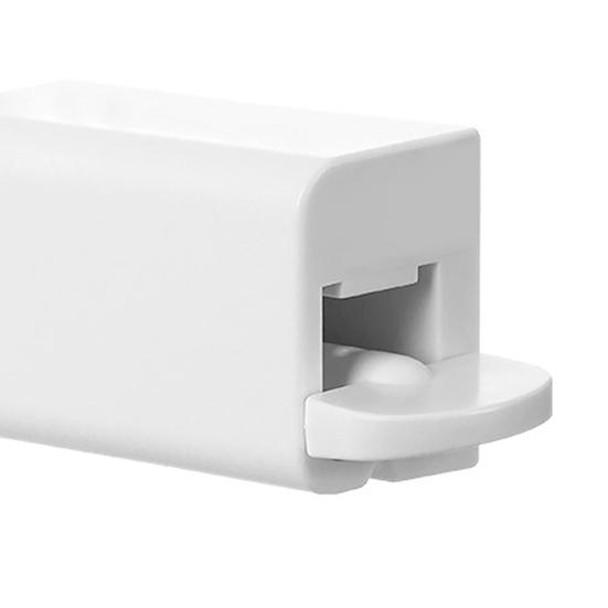 Toothpaste Squeezer Wall Mount Toothpaste Tube Holder No Drill Adhesive Clamp Organizer for Bathroom Countertop
