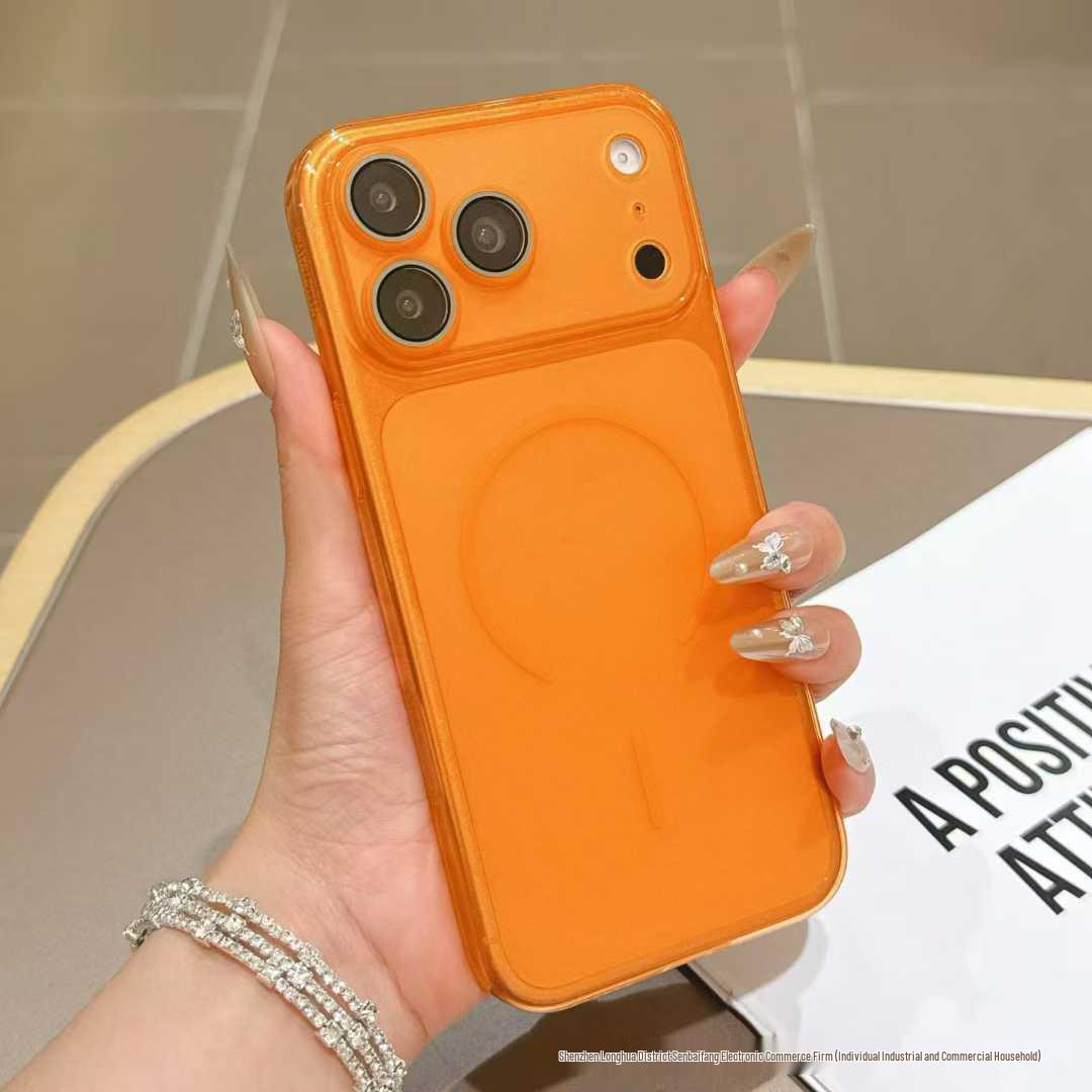 

Ultra-Thin Transparent TPU Phone Case with Anti-Fall Soft Shell for iPhone 17 & 16 Pro Max Lens Film 16