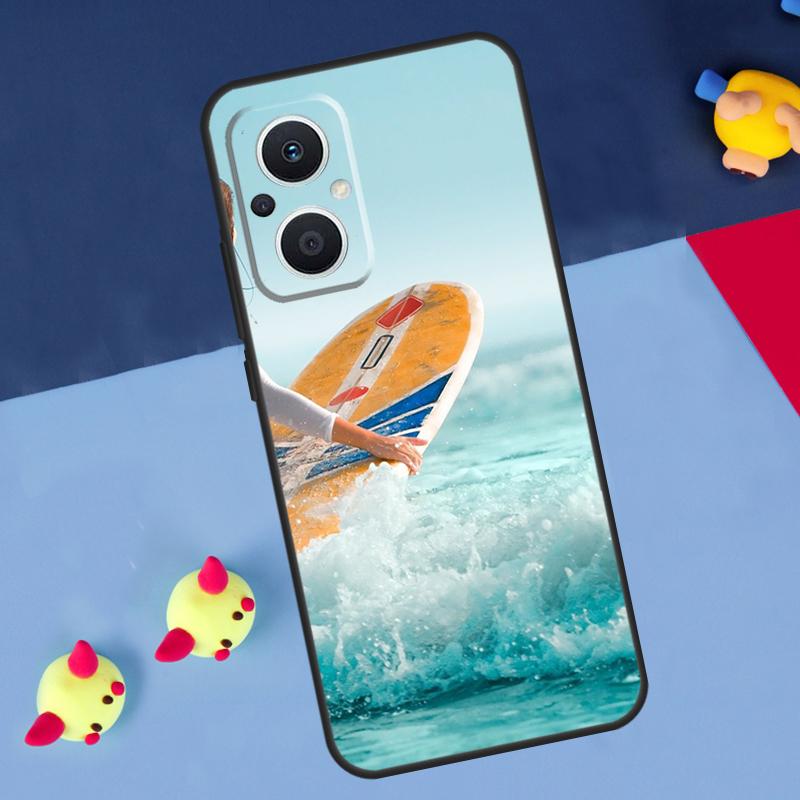 Surf Surfboard For OPPO Reno 14 13 12 11 10 Pro 8T 11F 12F 13F 14F 7 8 Lite OPPO Find X8 X6 X5 X9 Pro Case