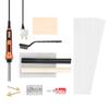 100W Electric Plastic Repair Kit,Plastic Welder Kit with 40 Rods,1 Mesh,Wire Brush,Iron Stand,2 Metal Headse Etc for