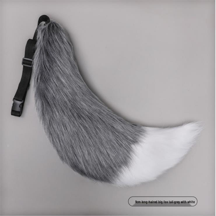 Handmade Plush Fox and Wolf Tail Beast Accessory