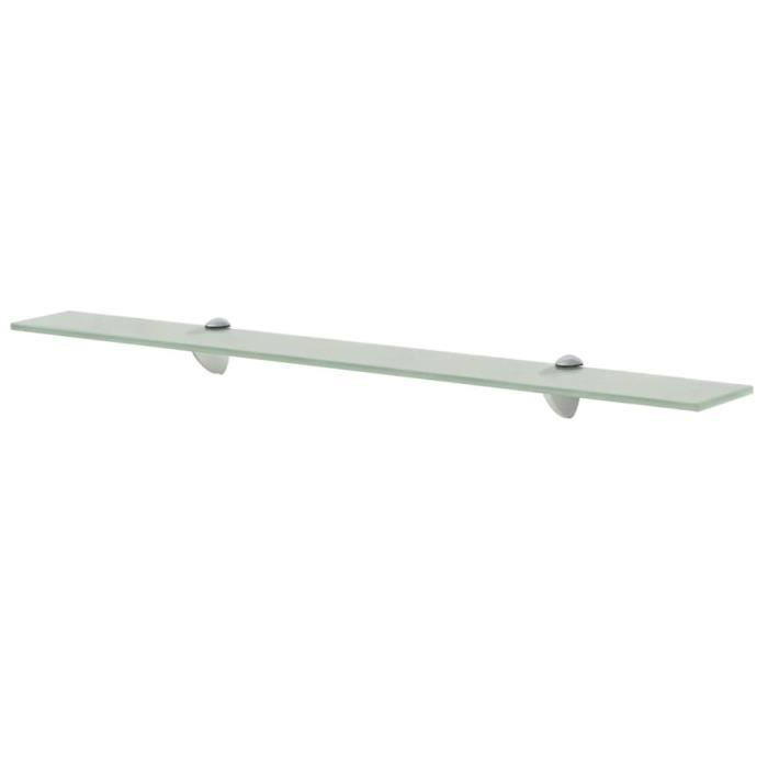 VidaXL Étagères murales 2 pcs Verre 80 x 10 cm 8 mm