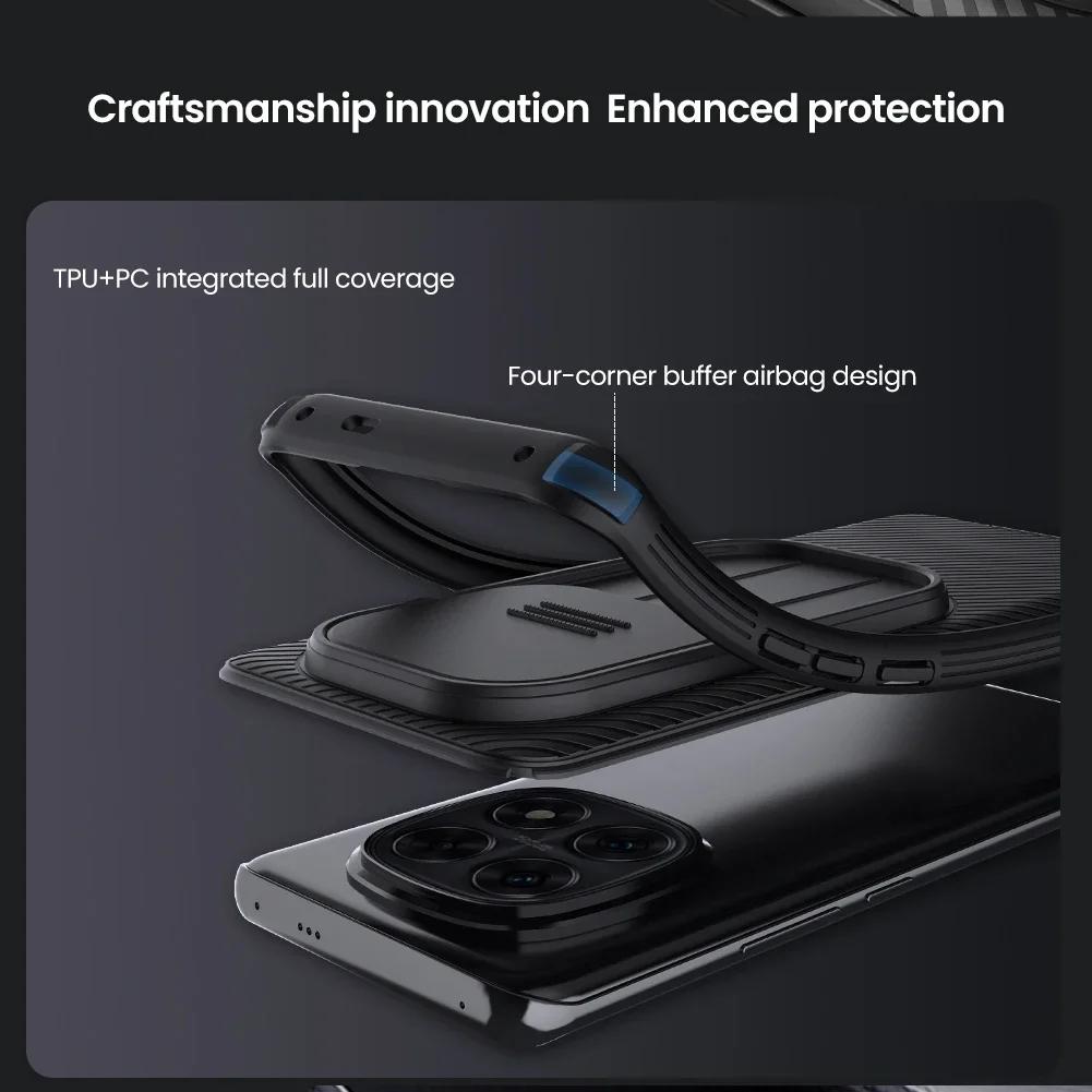 For Xiaomi Redmi Note 14 Pro Plus 5G Case Nillkin CamShield Case Slide Camera Case for Redmi Note 14 Pro Plus 5G Lens Cover