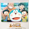 Doraemon Party Blue Cat Children Photography Backdrop Background for Baby Children Photocall Photo Studio