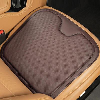 42X45cm Car Seat Cushion Pad Breathable Faux Leather Seat Pads For All Seasons Auto Driving Booster Seat Cushion Non-Slip