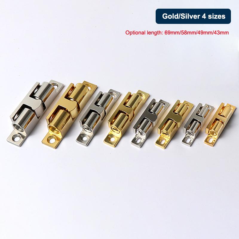 1 Set Door Lock Door Touch Latch Cabinets Interlock Switch Chassis Cabinet Spring Ball Locker Adjustable Brass Door Buckle
