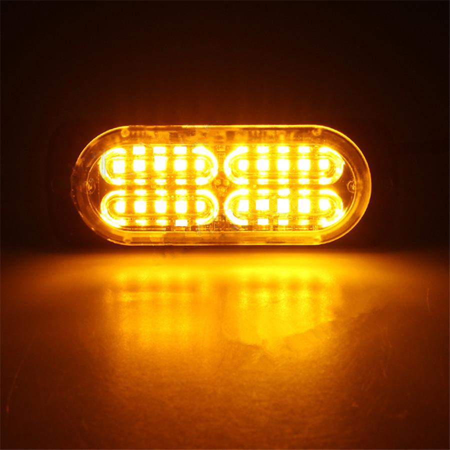 Universal Waterproof 12V 24V 20LED Car Truck Pickup Emergency Side Strobe Light