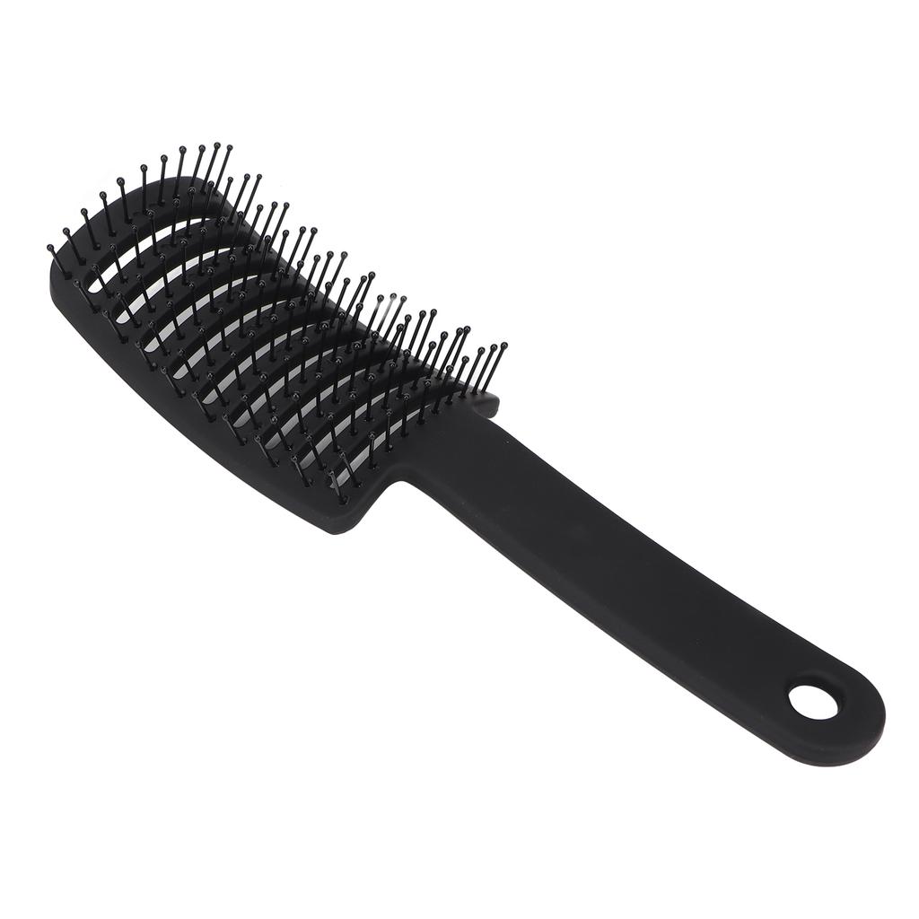 Curved Vented Detangling Hair Brush Universal Hollow ABS Handle Vent Detangler Brush for Salon