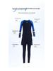 2025 Kids' Quick-Dry Boys' Long-Sleeve Rash Guard & Trunks Set