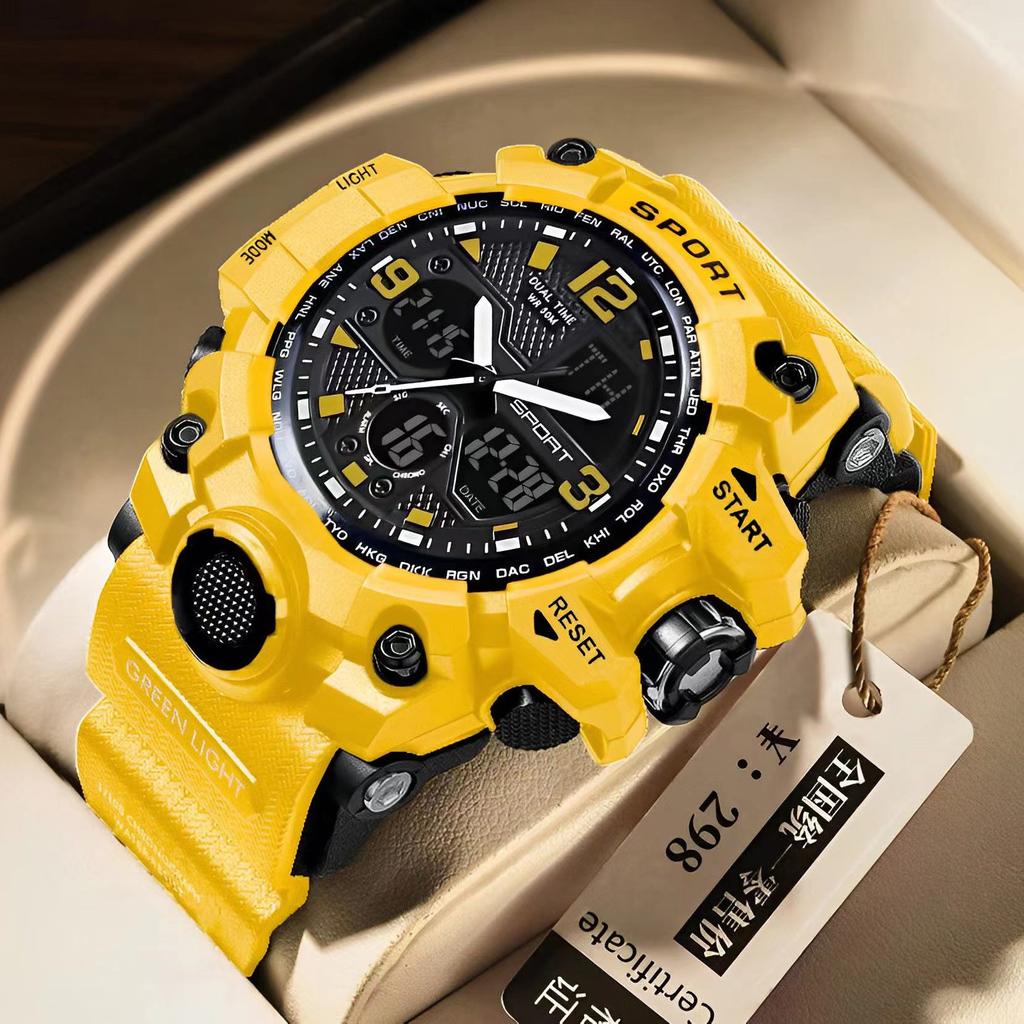 Watch Male Teenager Student Junior High School Trend Multifunctional Sports High Value Children'S Electronic Quartz Watch Men