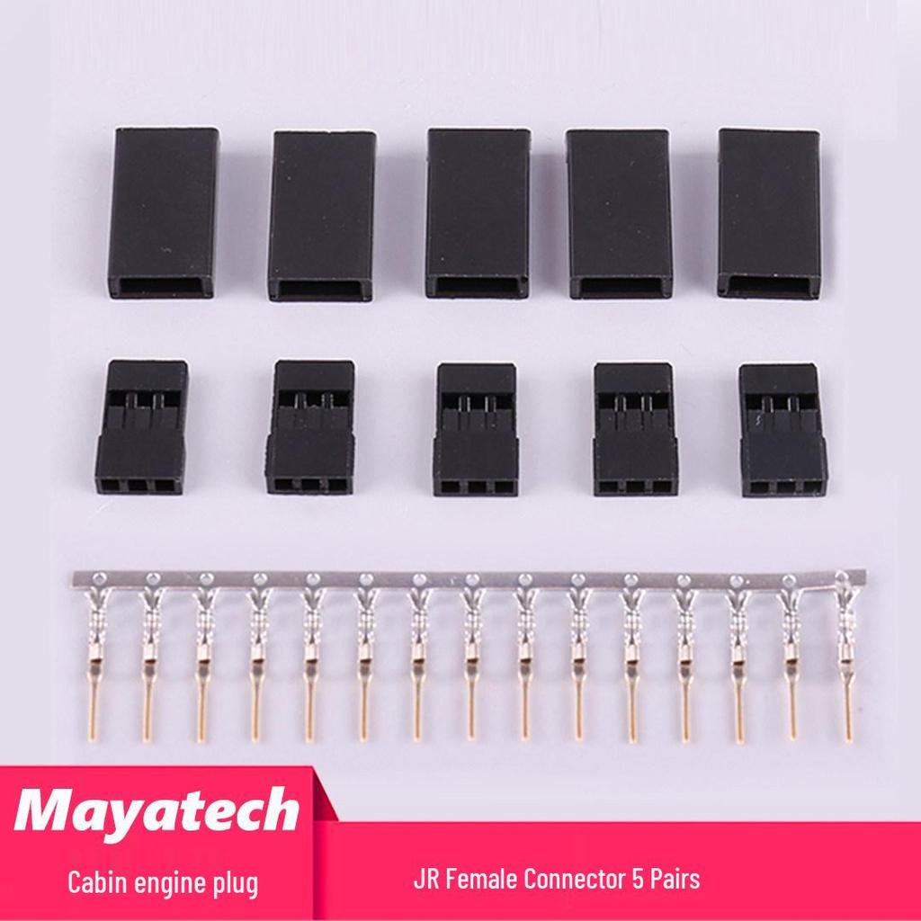 Gold-Plated Model Airplane Servo Plug Extension Cable with Futaba JR Terminals.