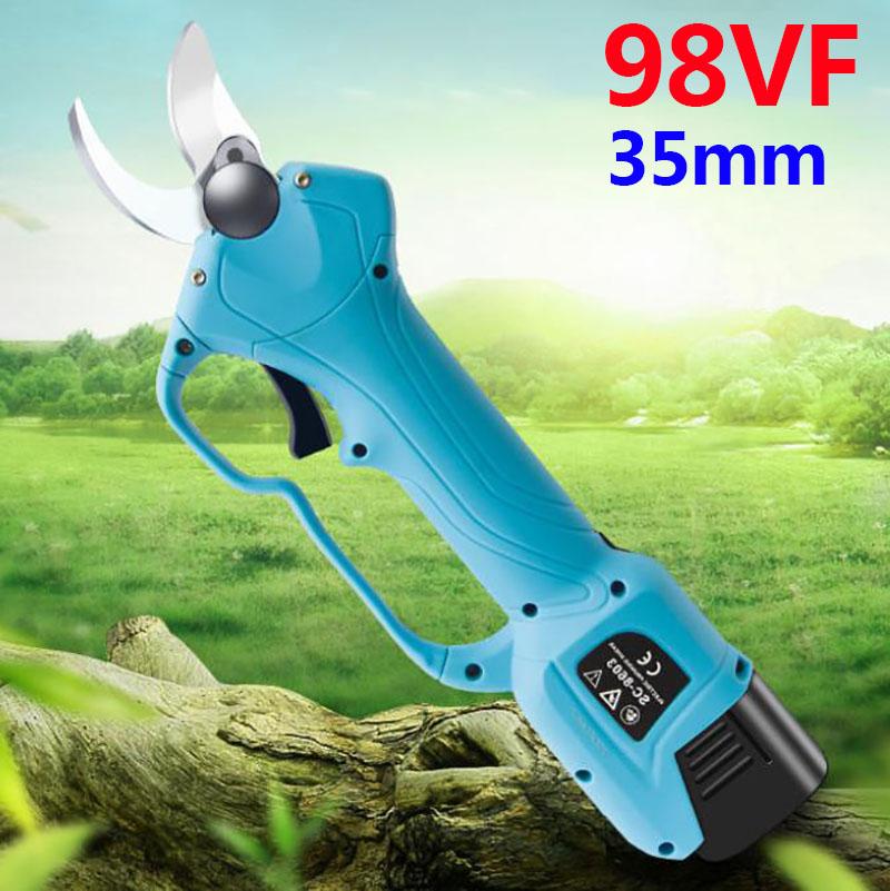 Buy 98VF Electric Pruning Shear Set Long Handguard 35mm Branch Pruner