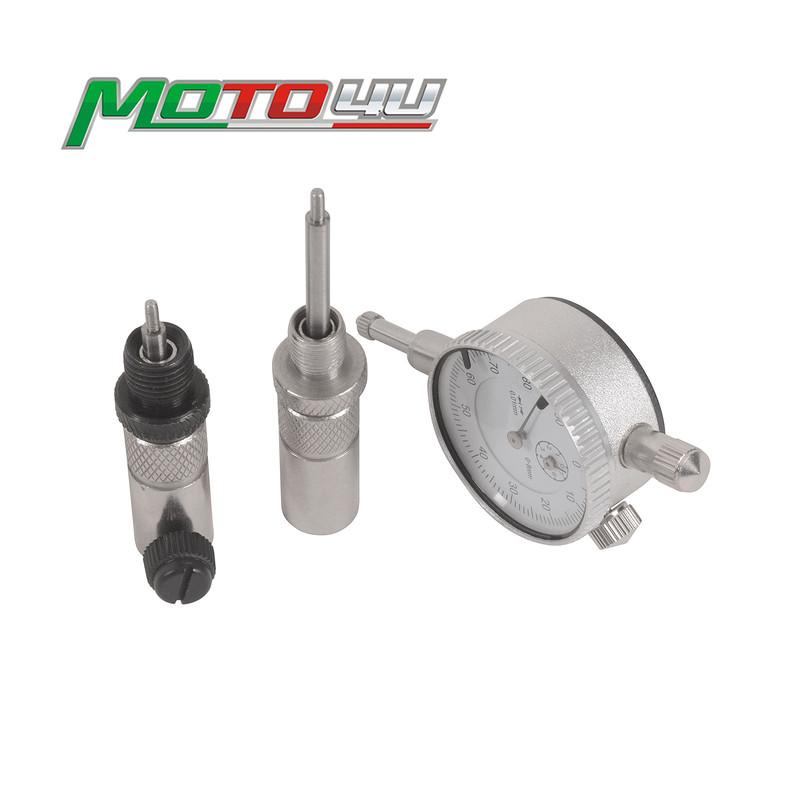 Новый индикатор часового типа ВМТ (Верхняя мертвая точка) Измеритель зажигания Регулировка Для мотоциклов Мотоциклов Метрический Полный комплект Адаптеры для инструментов мотоцикла