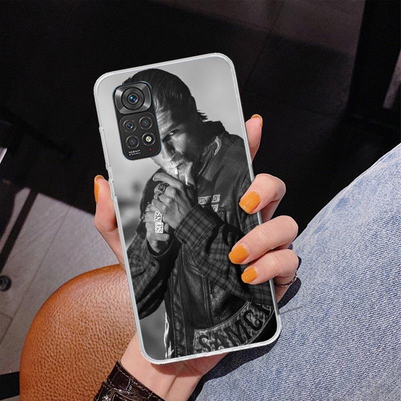 Sons Of Anarchy Black Phnoe Case for Phnoe Case for Xiaomi Redmi Note 15 14 14S 13 Pro Plus 12 12S 11S 11E 10S 10 11T 5G Unique
