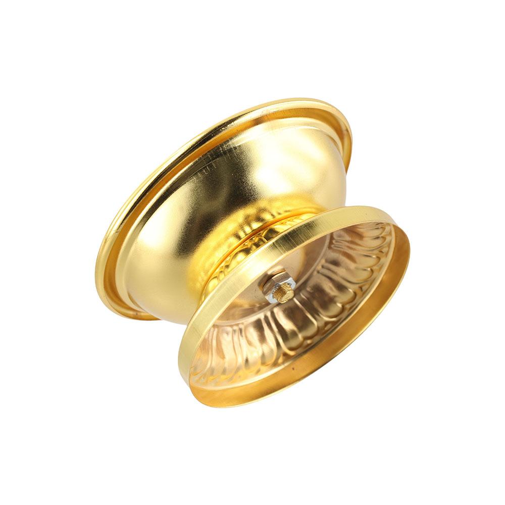 Exquisite Butter Lamp Holder Adjustable Oil Dish Ornaments Zinc Zinc Alloy Oil Lamp  Buddha Hall