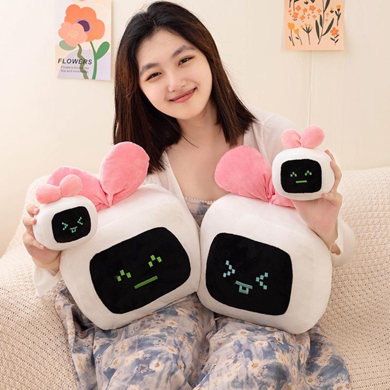 Light Meets The Son of Light Pillow Cute Iron Head Plush Toy Peripheral Game Doll Girl Pendant Keychain Gift