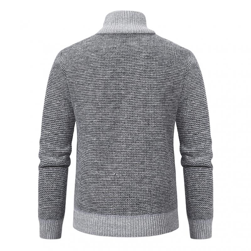 Autumn Winter Men's Knit Cardigan Casual and Comfortable Fashion Trend Loose Warm Cardigan Sweater