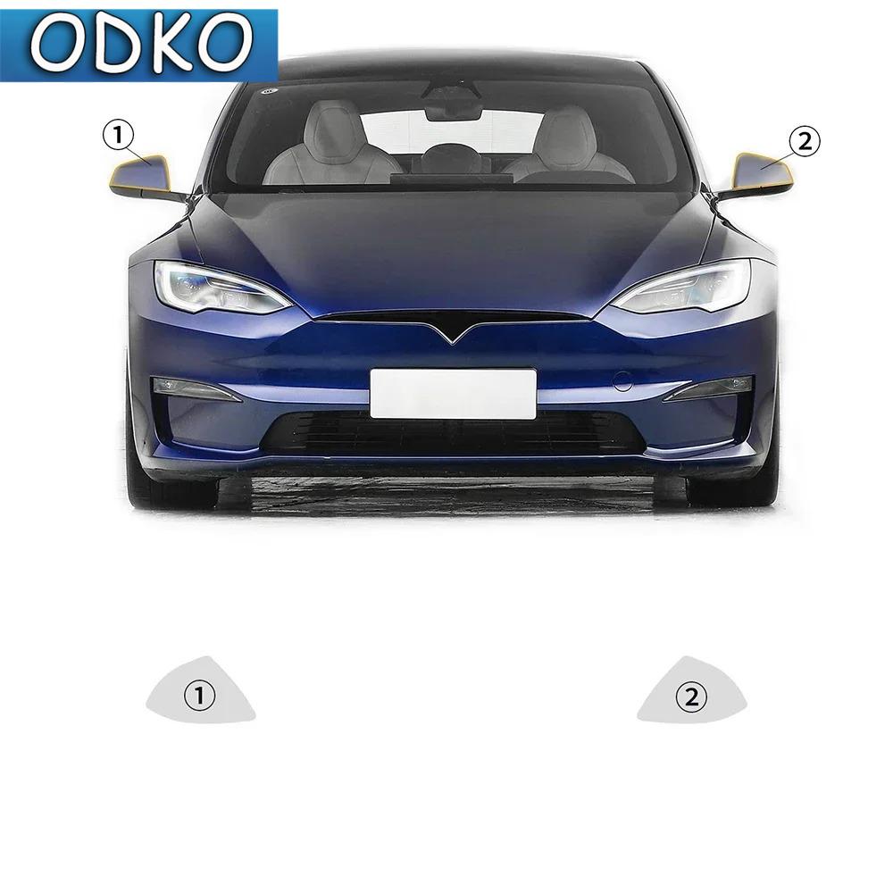 PPF Car Headlight Protective Film TPU For Tesla Model 3 Y X S - Rearview Mirror Transparent Scratch Resistant