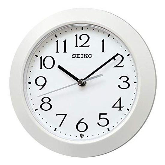 Reloj Seiko Pared Escritorio Combinación Radio Analógico Cuerpo Blanco Perla Tamaño Diámetro 20.34.4cm KX241W