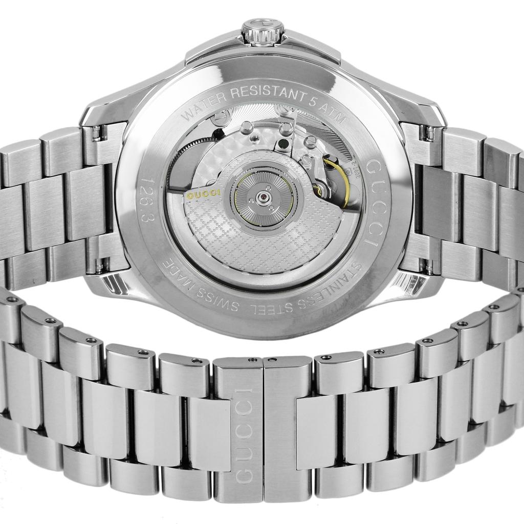 Gucci Watch with Silver YA126320 G-Timeless Dial,