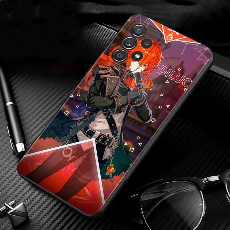 

Чехол для Samsung Galaxy A51 A12 A21s A71 A52 A31 A32 A02s A72 A11 A41 A22 A01 A51 5G A02 F42 Обложка Девушка из игры Genshin Impact Samsung F42 5G