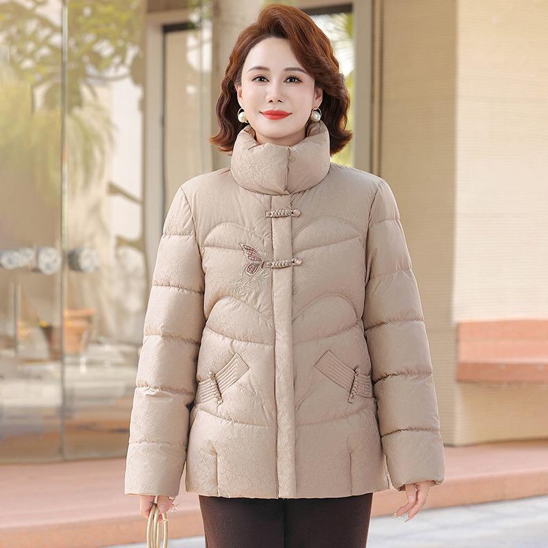 Winter padded jacket loose women's clothing thickened padded jacket on clothes