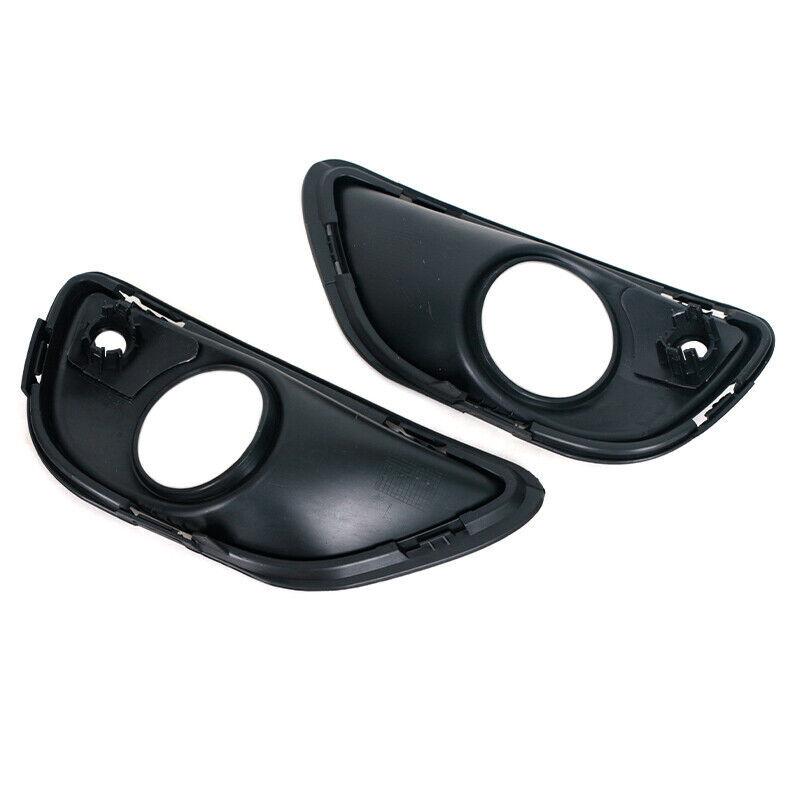 Pair  Front Fog Light Bezel Trim Cover For Porsche Cayenne 2015 2016 2017 2018