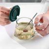High-value Glass Cup with Spoon Lid, Creative Couple Coffee Mug Office Tea Anti-scald  Female Home