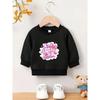 European Sizes Easy Print Pattern, Comfortable And Skin-Friendly Sweatshirt for Baby Kids Aged 0-3 Years, Suitable for Spring And Autumn