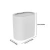 Toilet Push-open Lid Plastic Trash Can Household Toilet Trash Can Office Trash Can
