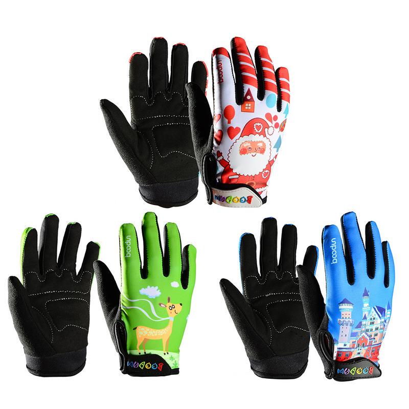 Buy Children Riding Gloves Long Finger NonSlip Bicycle Gloves Men And