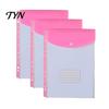 Portable Travel Folder 11 Hole Expanding File Pockets, Reusable PP Document Sleeves, Transparent Multi Purpose Storage Bag Waterproof Organizer