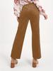 Women's Spring/Summer Corduroy Straight-Leg Pants - Fashionable Solid Color Versatile Design