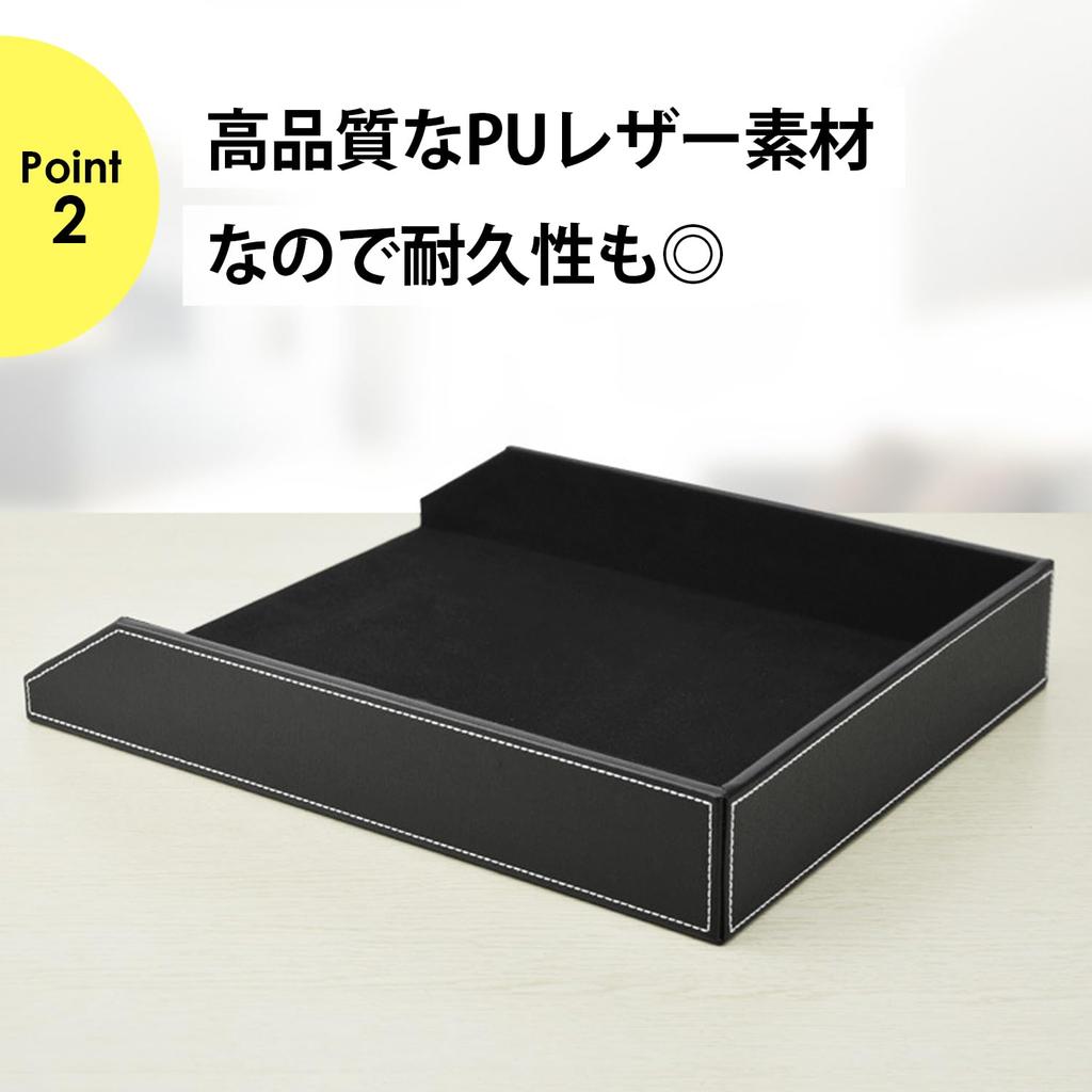 NYANDELMO ND-0069-R26-BN Document Case, Letter Case, A4 Size, Brown PU Leather, Document Tray, Letter Tray, Storage