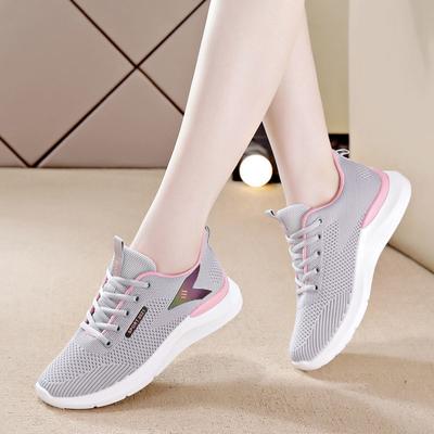 2025 nowe jesienne buty damskie siateczka fly-woven buty codzienne damskie miękka podeszwa buty do biegania koreańska wersja modnych butów sportowych